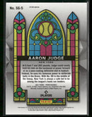 2021 Panini Prizm Stained Glass Red/White/Blue Prizm Aaron Judge #SG-5