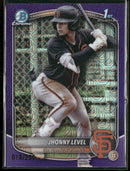 2025 Bowman Chrome Prospects Mojo Purple Refractor Jhonny Level #/250 #BCP-147