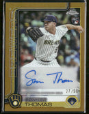 2025 Topps Chrome Update Auto Gold Refractor #/50 Connor Thomas #AC-CT