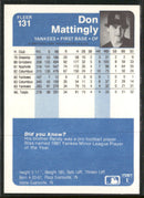 1984 Fleer Don Mattingly Rookie #131