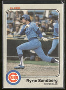 1983 Fleer Ryne Sandberg Rookie #507