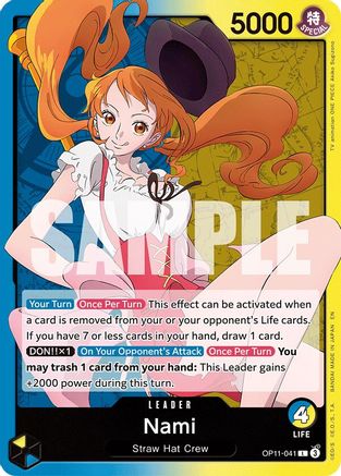 Nami (041) (OP11-041) - A Fist of Divine Speed