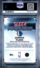 2025 Topps Chrome Sleek Finishers Cooper Flagg 10 PSA #SF-21