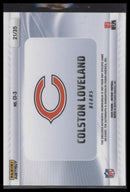2025 Panini Instant NFL Clearly Instant Patch Auto Colston Loveland /35