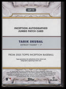 2025 Topps Inception Auto Jumbo Patch /125 Tarik Skubal #IAP-TS