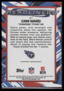 2025 Finest Headliners Cam Ward #H-7