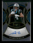2025 Panini Select Rookie Signatures Tetairoa McMillan Auto #RSI-TMN