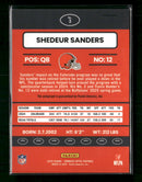 2025 Donruss Optic 2015 Retro Autographs Shedeur Sanders Auto #3