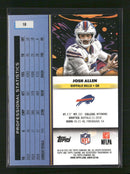 2025 Topps Chrome Cosmic Aqua Equinox Refractor Josh Allen #/199 #10