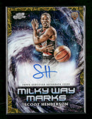 2023-24 Topps Chrome Cosmic Milky Way Gold Interstellar /50 Scoot Henderson Auto