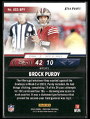 2024 Panini Prestige Any Given Sunday Brock Purdy #AGS-BPY