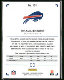 2025 Panini Photogenic Autographs Bronze Khalil Shakir Auto #101