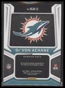2023 Panini Certified Freshman Fabric Signatures Red De'Von Achane /199 Auto