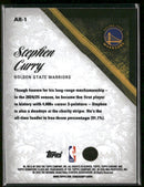 2025-26 Topps Signature Class Aristocrats Stephen Curry #AR-1