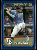 2024 Topps Royal Blue Junior Caminero Rookie #628