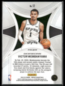 2023-24 Panini Mosaic Epic Performers Mosaic Green Victor Wembanyama #12