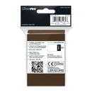 Ultra PRO: Standard 50ct Sleeves - PRO-Matte (Brown)