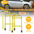 2Pcs Car Basket Straps Adjustable Tow Dolly Tire Basket Straps with Flat Hooks