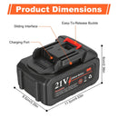 21V 2600mAh Replacement Battery | Compatible with Makita Tools & Outdoor Equipment