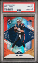 2021 Panini Phoenix Fire Burst Mac Jones 10 PSA #109