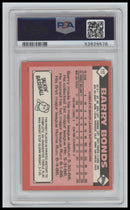 1986 Topps Traded Barry Bonds 9 PSA #11T