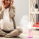 220ml Cool Mist Humidifier Ultrasonic Air Diffuser Atomizer w/7 Color Breathing Lights Auto Off Office Home Yoga