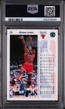 1992 Upper Deck Michael Jordan 9 PSA #23