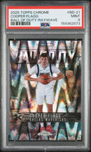 2025 Topps Chrome Ball Of Duty Ball Of Duty-Raywave Cooper Flagg 9 PSA #BD-21
