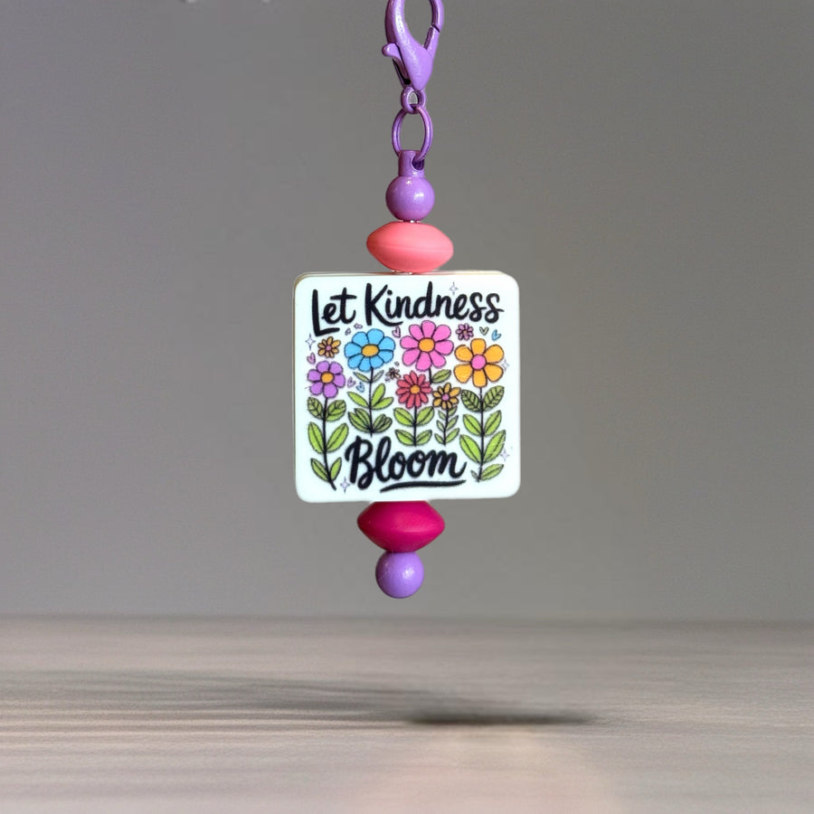 Let Kindness Bloom Handle Bracelet - Tumbler Handle Charm