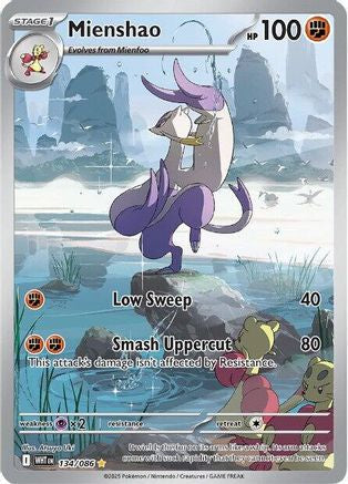 Mienshao 134/086 - SV White Flare Holofoil