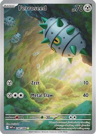 Ferroseed 148/086 - SV White Flare Holofoil