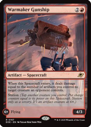 Warmaker Gunship (EOE-167) - Edge of Eternities Foil