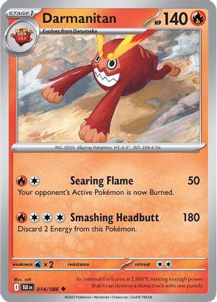 Darmanitan 014/086 - SV Black Bolt