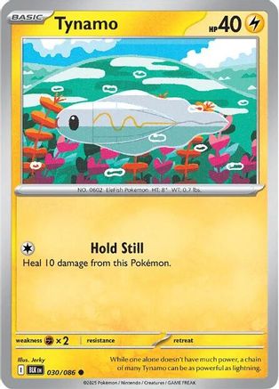 Tynamo 030/086 - SV Black Bolt Reverse Holofoil