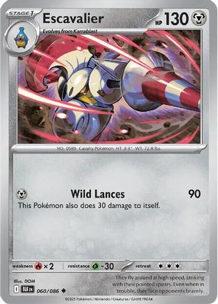 Escavalier 060/086 - SV Black Bolt