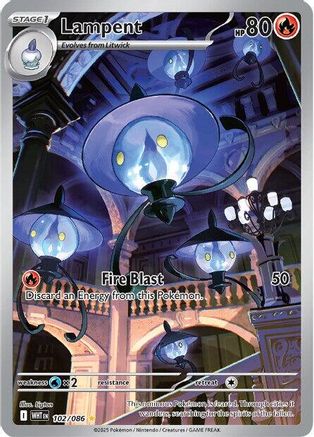 Lampent 102/086 - SV White Flare Holofoil