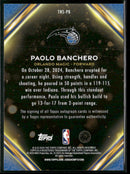 2025-26 Topps - Topps Notch Signatures Paolo Banchero Auto #TNS-PB