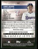 2024 Stadium Club Members Only SSP Corey Seager #269