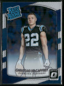 2017 Donruss Optic Christian McCaffrey Rookie #168
