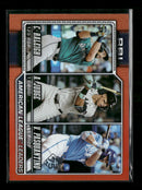 2026 Topps Orange Holo Foil Cal Raleigh / Aaron Judge / Vinnie Pasquantino #211