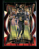 2024 Panini Select Black & Red Prizm Shock Jayden Daniels Rookie #26