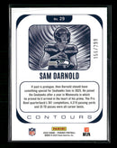 2025 Panini Phoenix Contours Silver Pyramids Prizm Sam Darnold #/299 #29