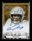 2025 Bowman University Best Showpieces Gold Sam Leavitt #/50 Auto #BSA-SL
