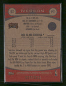 2005-06 Topps First Row Black and White Allen Iverson #/225 #93