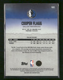2025-26 Topps Signature Class Chrome Cooper Flagg Rookie #101
