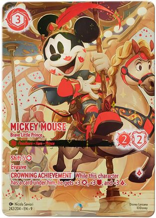 Mickey Mouse - Brave Little Prince (Iconic) (242/204) - Fabled Holofoil