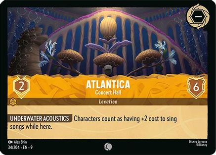 Atlantica - Concert Hall (34/204) - Fabled Cold Foil