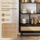 64-Inch Tall Wooden Bookcase with 8 Cubes and Drawer