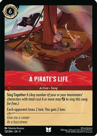 A Pirate's Life (132/204) - Fabled Cold Foil