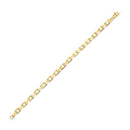 14k Yellow Gold French Cable Chain Bracelet (4.80 mm)